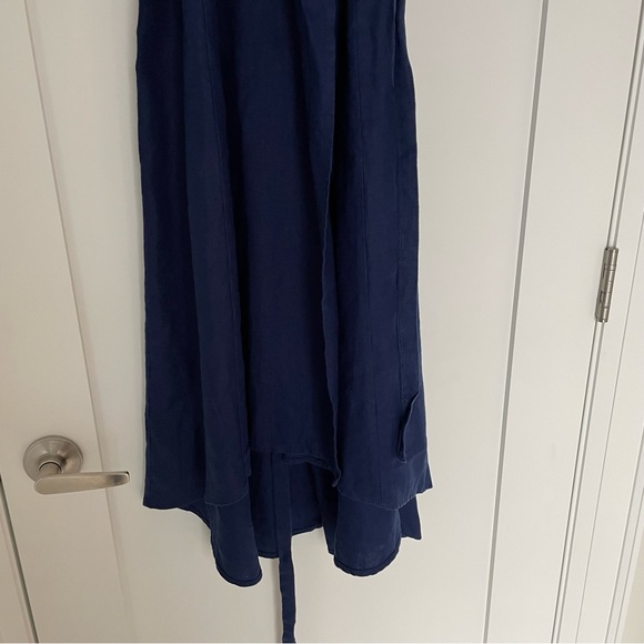 Reformation Linen Wrap Dress - Picture 4 of 6